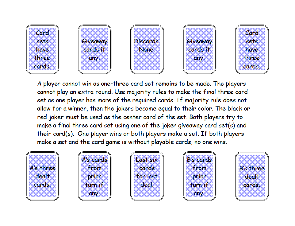 Red And Black Or Black And Red FiveMinute Card Games